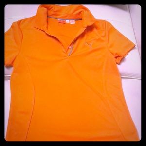Puma Golf Shirt: Orange